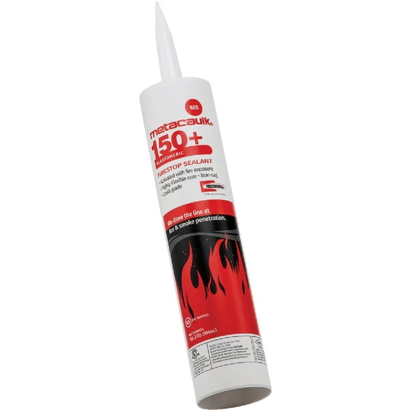 Rectorseal 66648 10.3-Ounce Cartridge Metacaulk Mc 150+ Firestop Sealant , Red