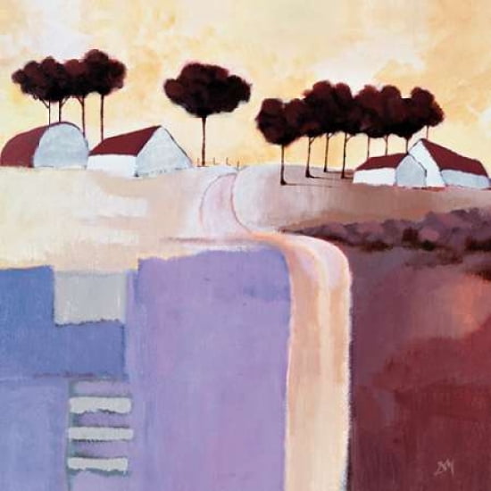 The Red Barn Canvas Art - Derek Melville (24 x 24)