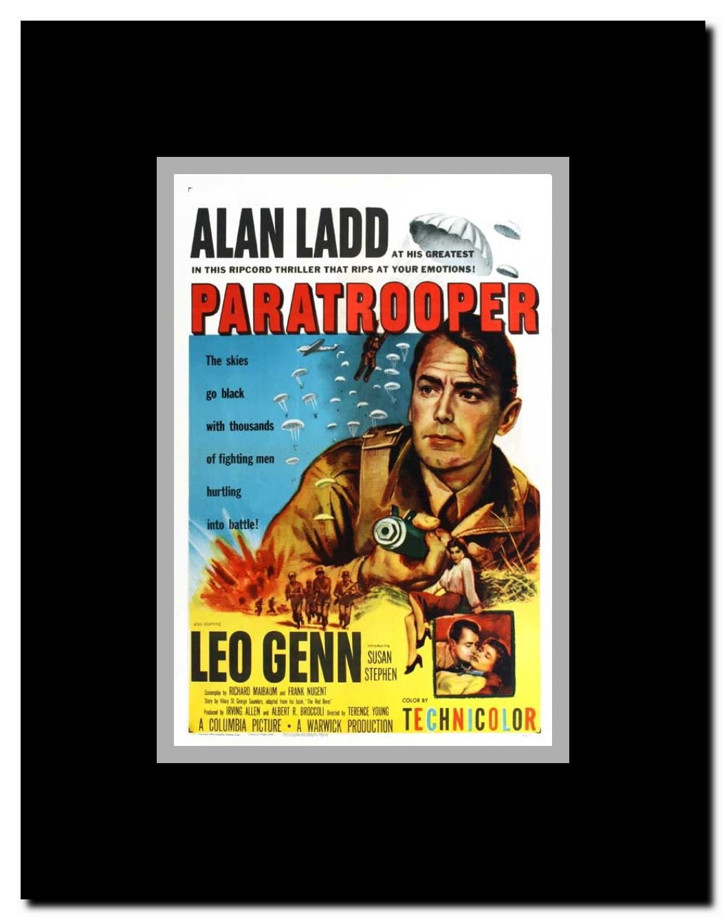 The Red Beret Framed Movie Poster