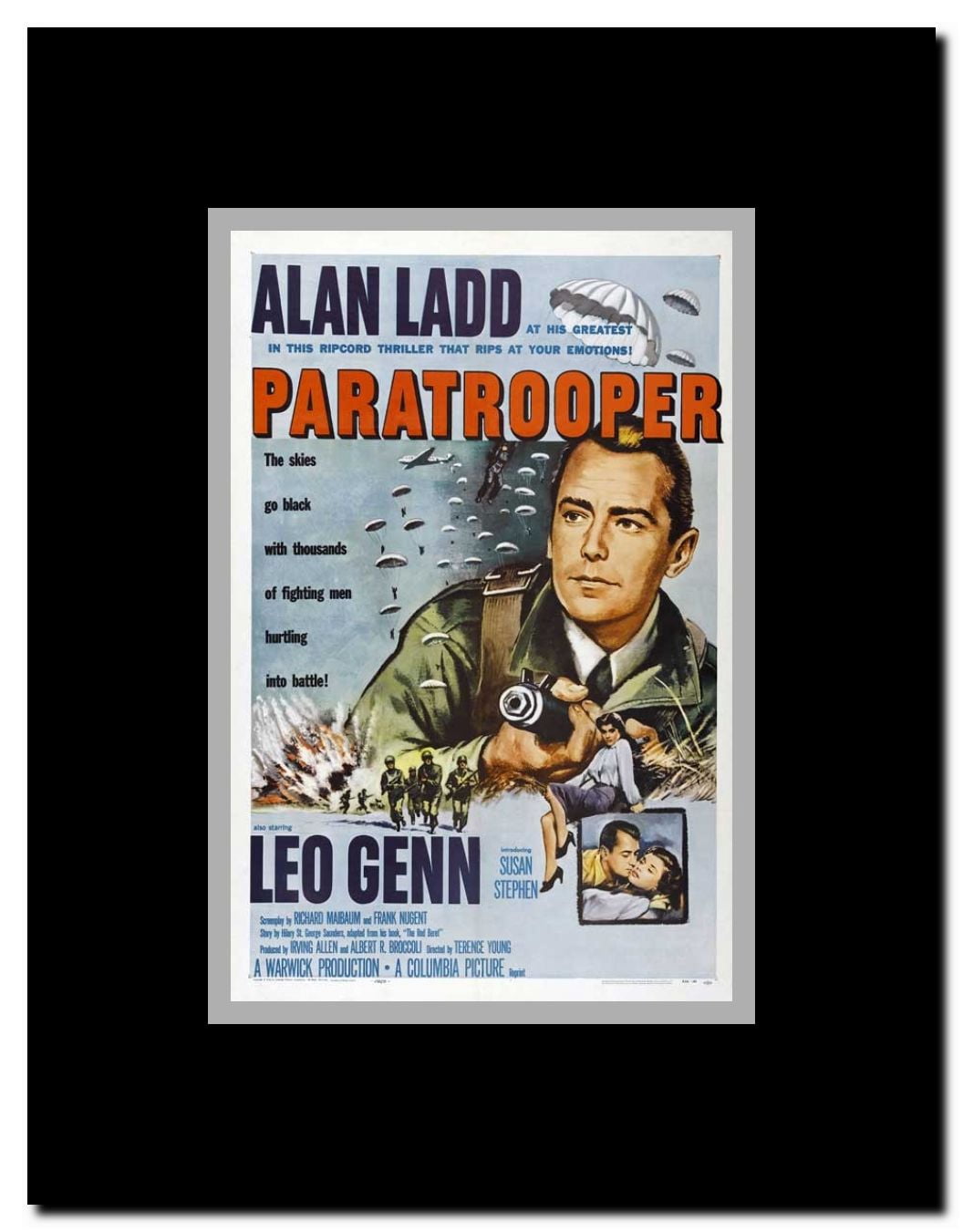 The Red Beret Framed Movie Poster