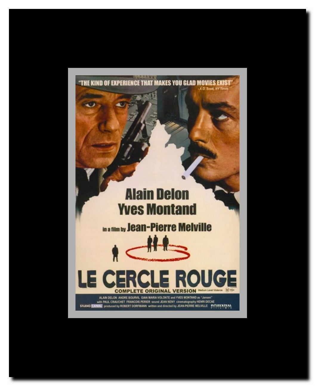 The Red Circle Framed Movie Poster