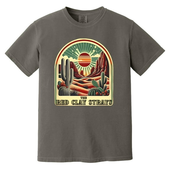 The Red Clay Strays Southern Rock Music Band Fan Tour Comfort Color T-Shirt