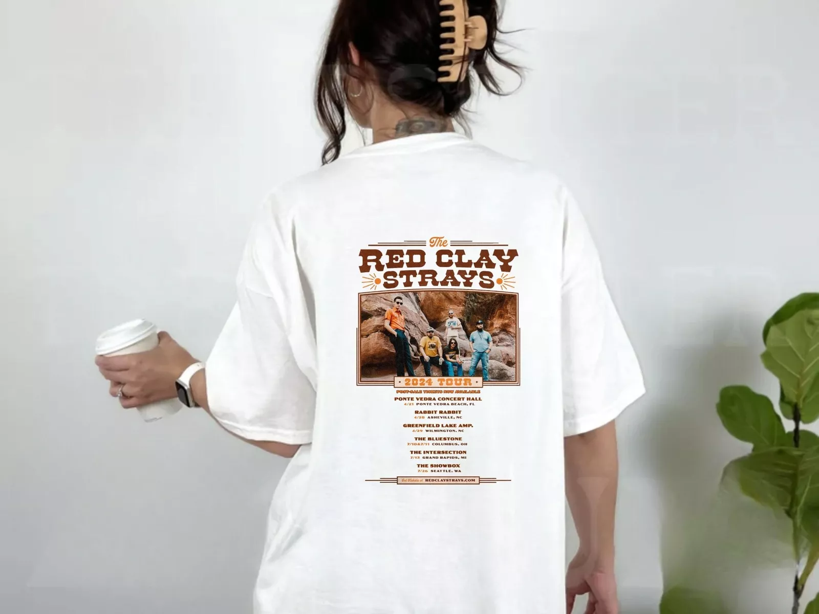 The Red Clay Strays Tour Shirt 2024 Tour Merch Red Clay Strays Tshirt ...