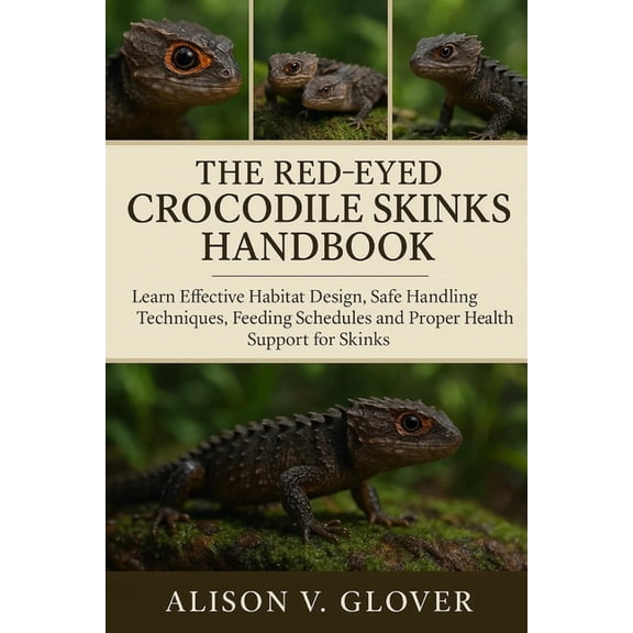 The Red-Eyed Crocodile Skinks Handbook: Learn Effective Habitat Design, Safe Handling Techniques, Feeding Schedules and , (Paperback)