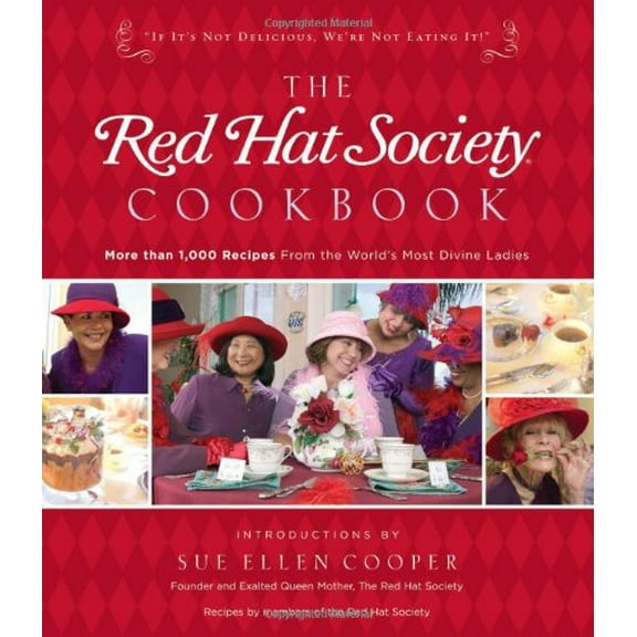 Pre-Owned Red Hat Society Cookbook by Sue Ellen Cooper (Paperback)