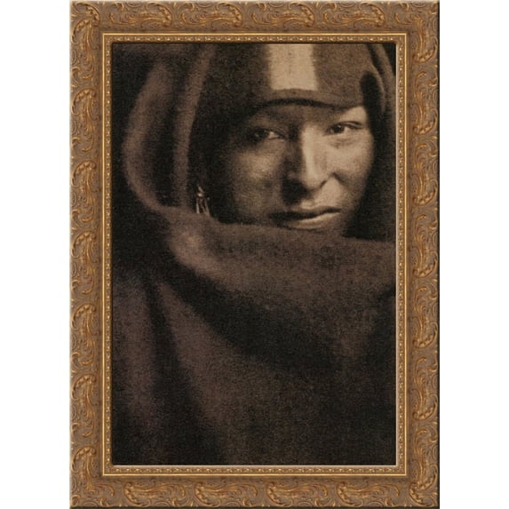 The Red Man 24x18 Gold Ornate Wood Framed Canvas Art by Gertrude Kasebier