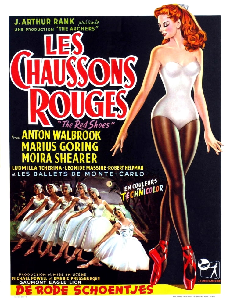 The Red Shoes Canvas Art - (11 x 17)