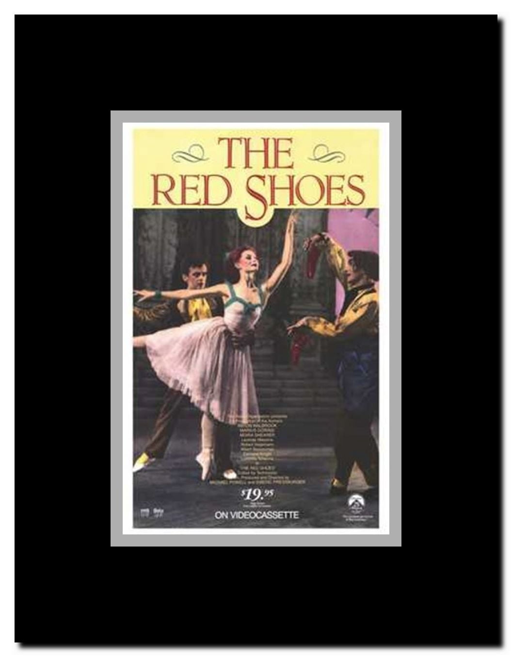 The Red Shoes Framed Movie Poster
