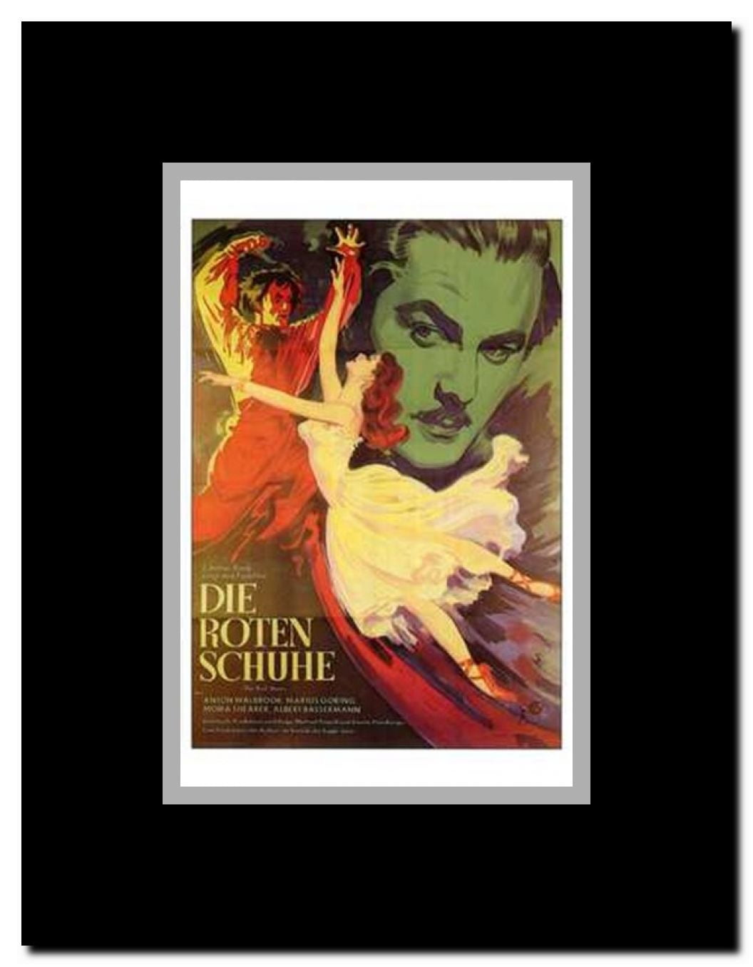 The Red Shoes Framed Movie Poster