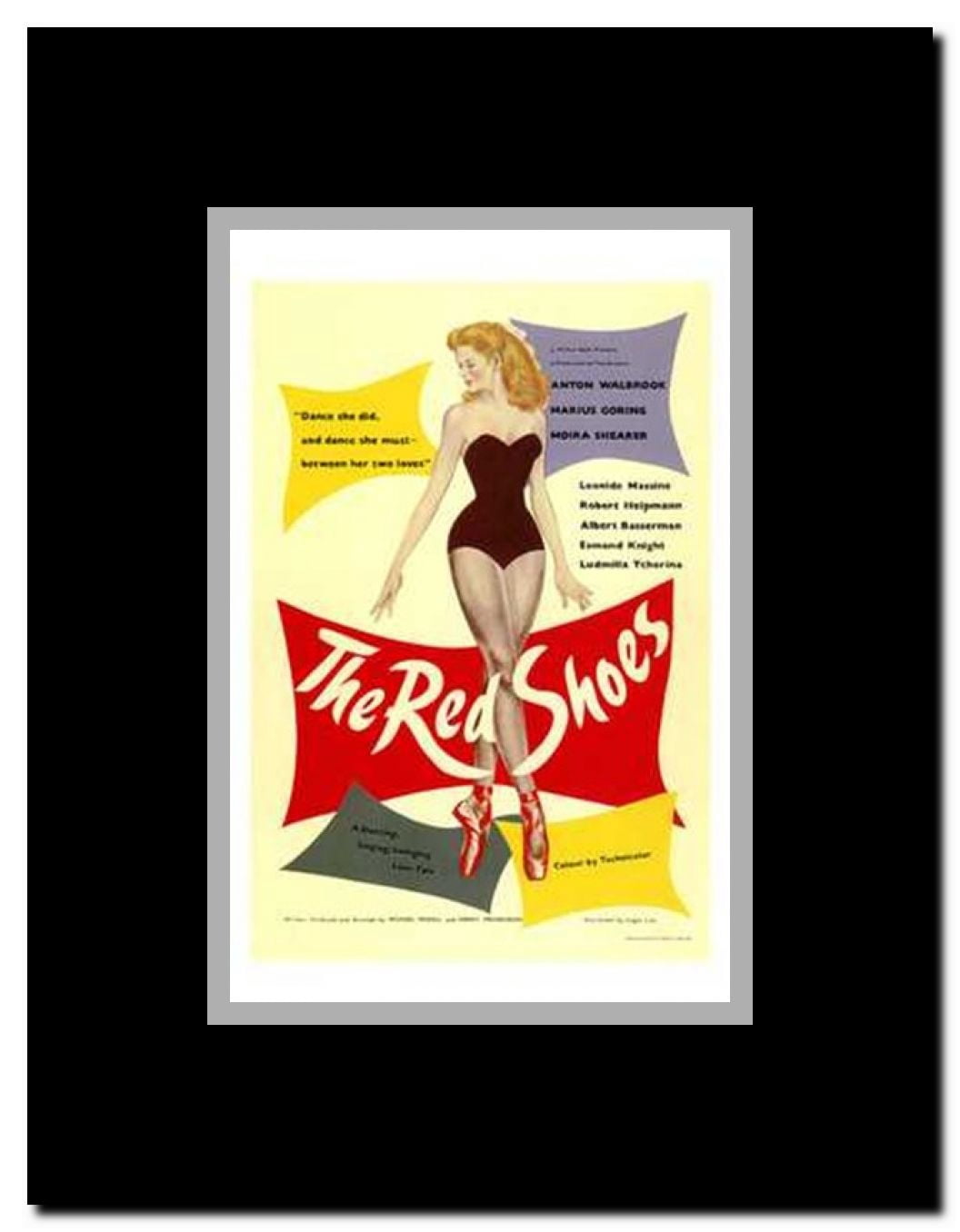 The Red Shoes Framed Movie Poster