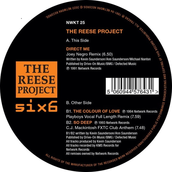 The Reese Project - Remixes - Electronica - Vinyl
