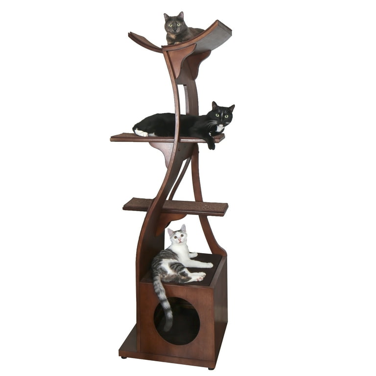 The Refined Feline Lotus 69 in. Cat Tower Walmart