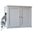 thumbnail image 1 of The Refined Feline Refined Litter Box Deluxe, xLarge, Smoke, Modern Style, 1 of 6
