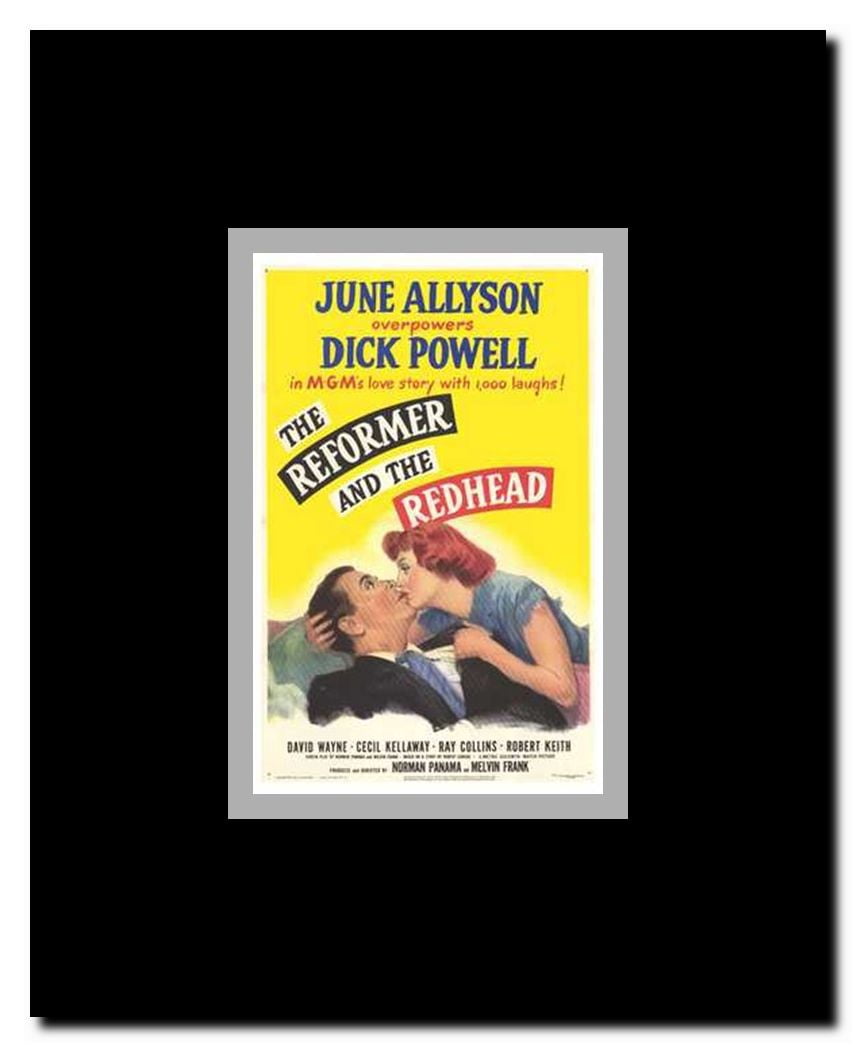 The Reformer and the Redhead Framed Movie Poster