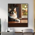 thumbnail image 1 of The Regal Cat - Cat Portrait Canvas Wall Art, 1 of 2