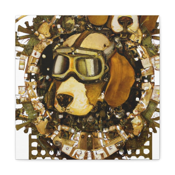 "The Regal Steampunk Beagle" - Canvas
