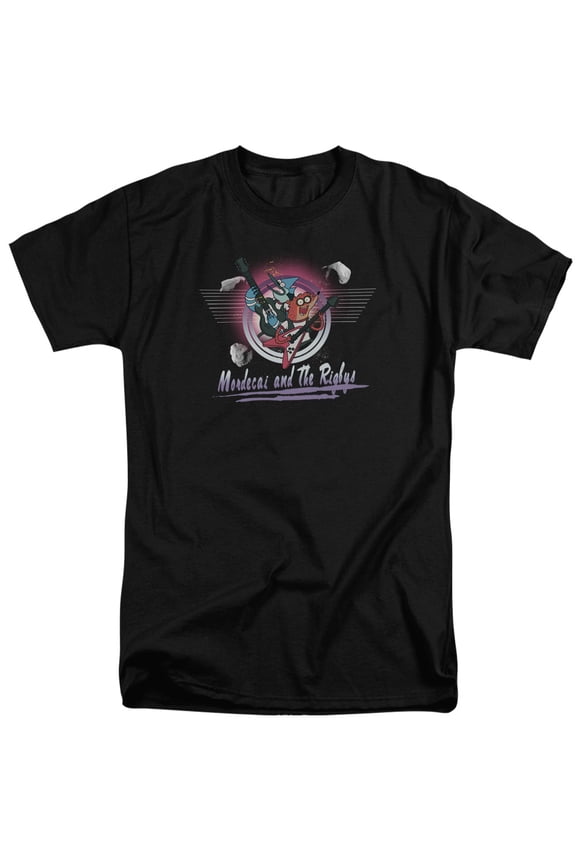 The Regular Show - Mordecai & The Rigbys - Tall Fit Short Sleeve Shirt - XXX-Large