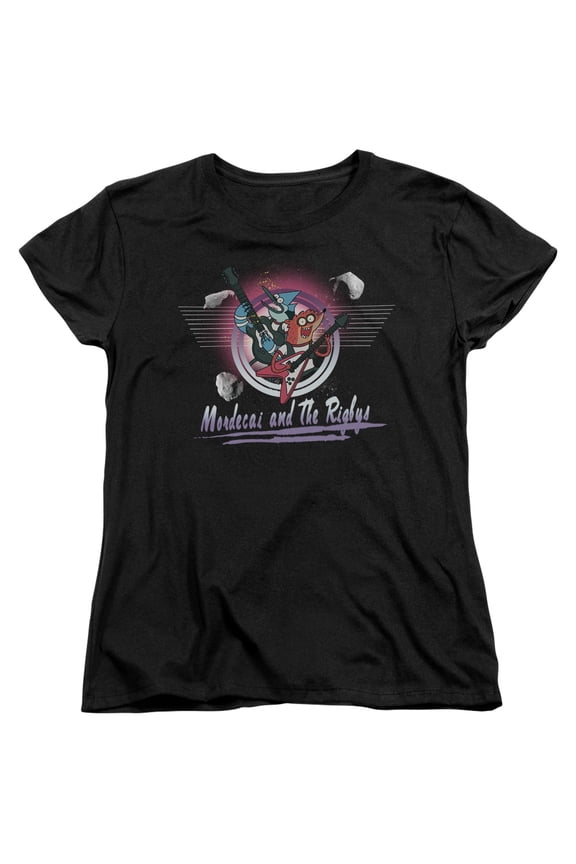 The Regular Show - Mordecai & The Rigbys - Women's Short Sleeve Shirt - Small