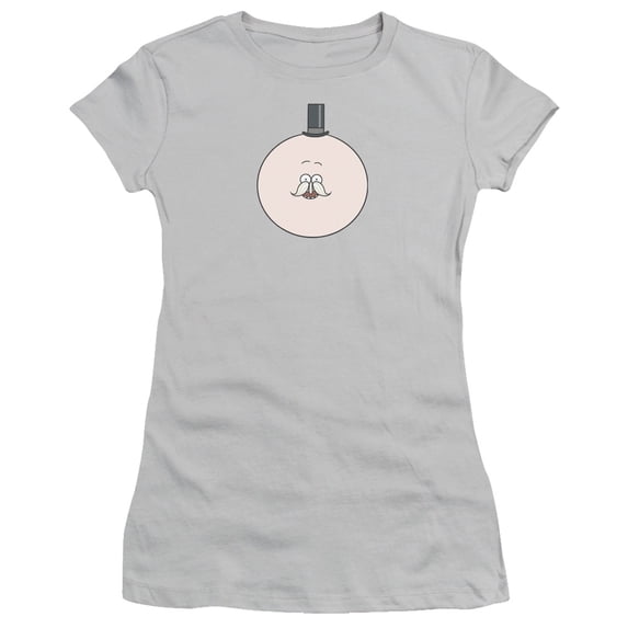 The Regular Show Pops S/S Junior Women's T-Shirt Sheer Silver