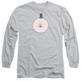 thumbnail image 1 of The Regular Show Pops Long Sleeve Adult 18/1 T-Shirt Silver, 1 of 2
