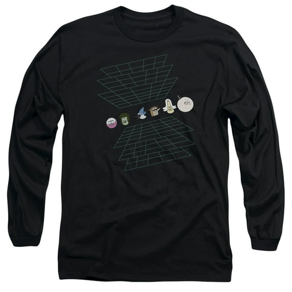 The Regular Show - Regular Grid - Long Sleeve Shirt - Large
