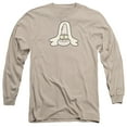 thumbnail image 1 of The Regular Show Skips Long Sleeve Adult 18/1 T-Shirt  Sand, 1 of 1