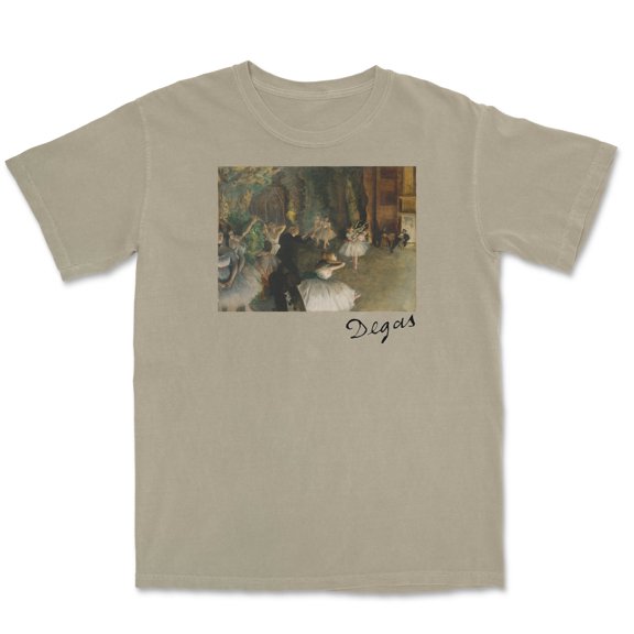 The Rehearsalof the Ballet Onstage by Edgar Degas