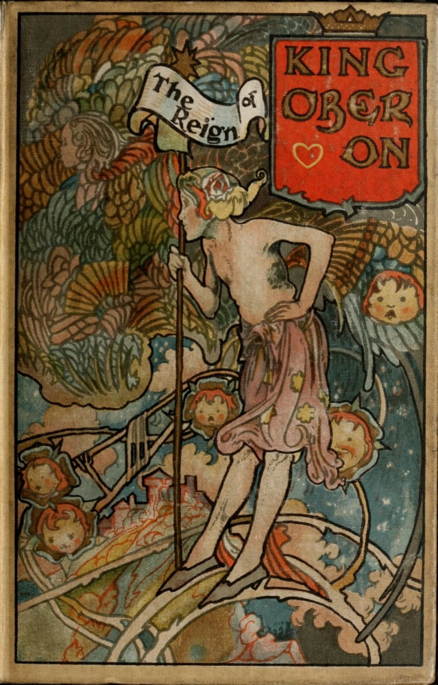 The Reign of King Oberon 1902 Cover Canvas Art - Charles Robinson (18 x 24)