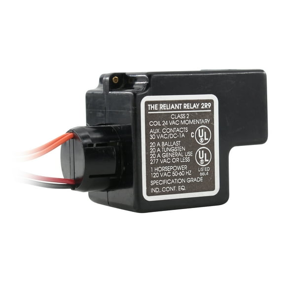 The-Reliant-Relay 2R9 24VAC Momentary Relay, 24V Coil, 20A, 30V Contact, Class 2