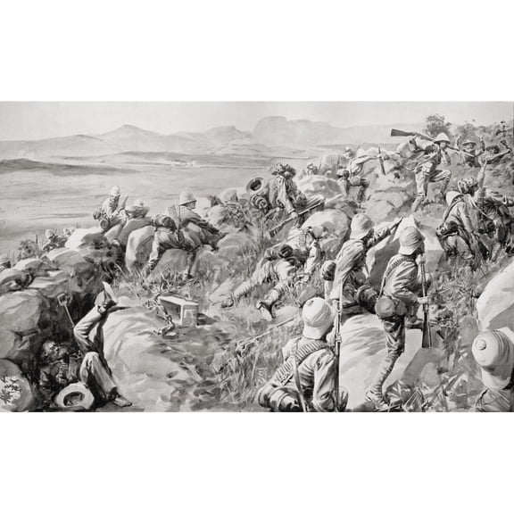 The Relief Of Ladysmith February 1900 The Last Rush At Hlangwane Hill. From