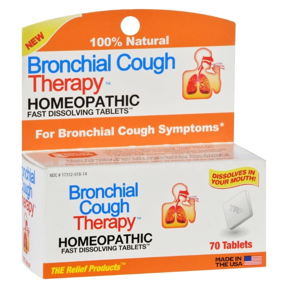 The Relief Products® Bronchial Cough Therapy® Fast Dissolving Tablets, 70 count