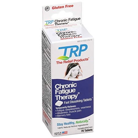 The Relief Products Chronic Fatigue Therapy Fast Dissolving Tablets for Fatigue, 70 Ea, 6 Pack