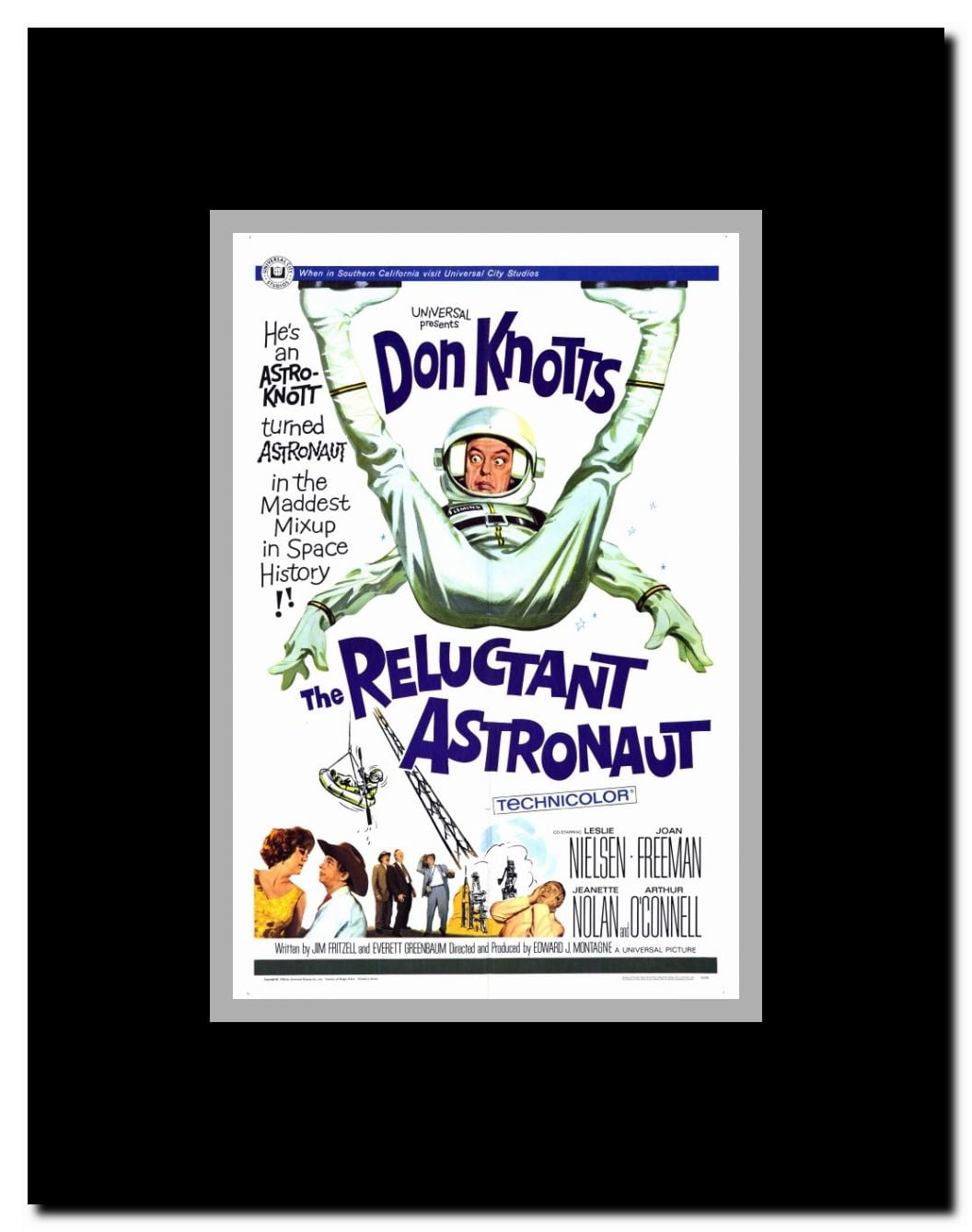 The Reluctant Astronaut Framed Movie Poster