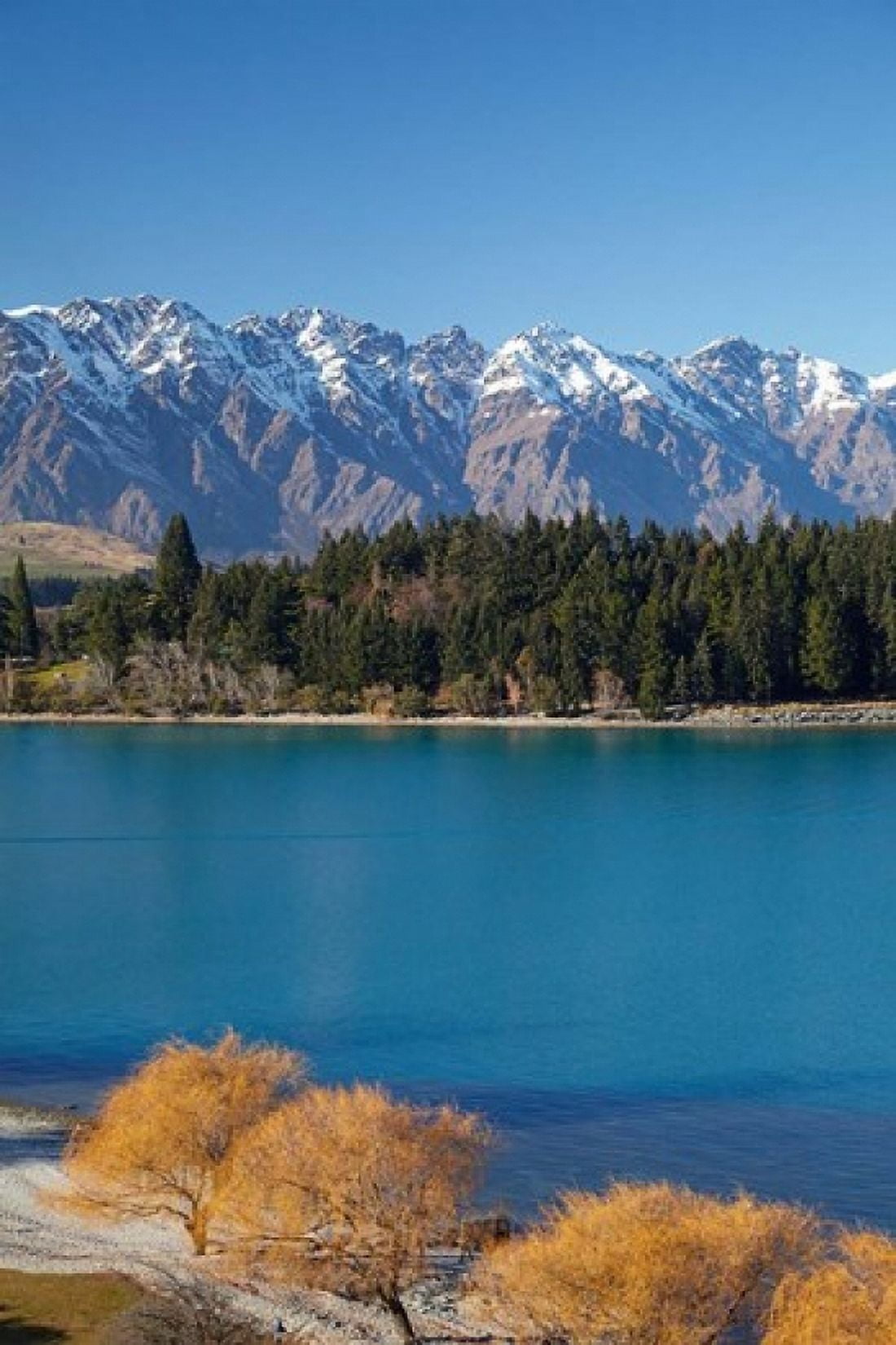 The Remarkables Lake Wakatipu South Island New Zealand Canvas Art - David Wall DanitaDelimont (25 x 38)
