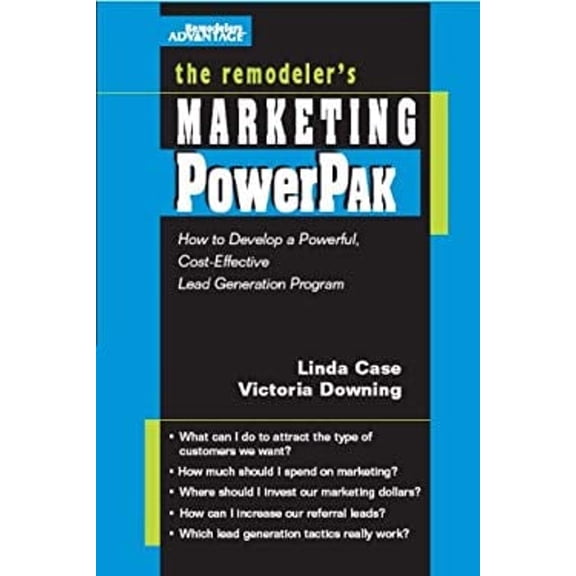 Pre-Owned The Remodeler's Marketing Powerpak (Paperback) 0964858770 9780964858770