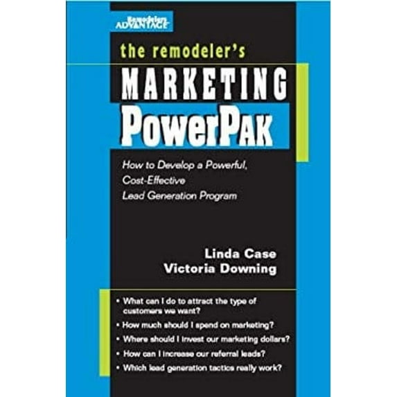 Pre-Owned The Remodeler's Marketing Powerpak (Paperback) 0964858770 9780964858770