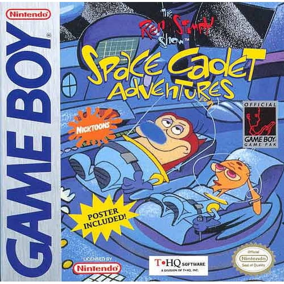 Restored Space Cadet Adventures, Ren & Stimpy Show, Physical/Nintendo, Action & Adventure, Game Boy, Video Game