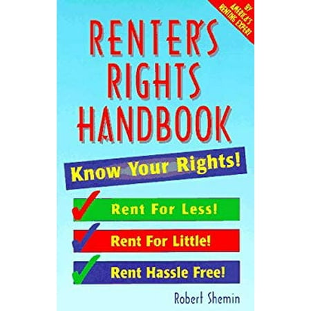 Pre-Owned Renter's Rights Handbook: Know Your Rights! (Paperback) 0964915316 9780964915312