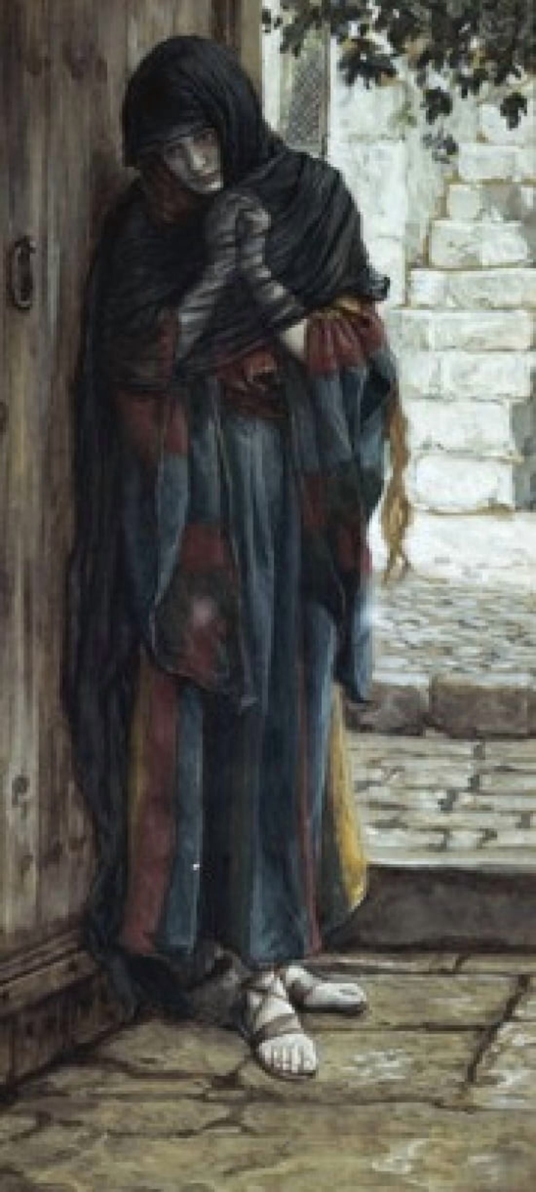 The Repentant Magdalene 1886-1894 James Tissot (1839-1902 French) Gouache Brooklyn Museum New York USA Canvas Art - James Tissot (24 x 36)