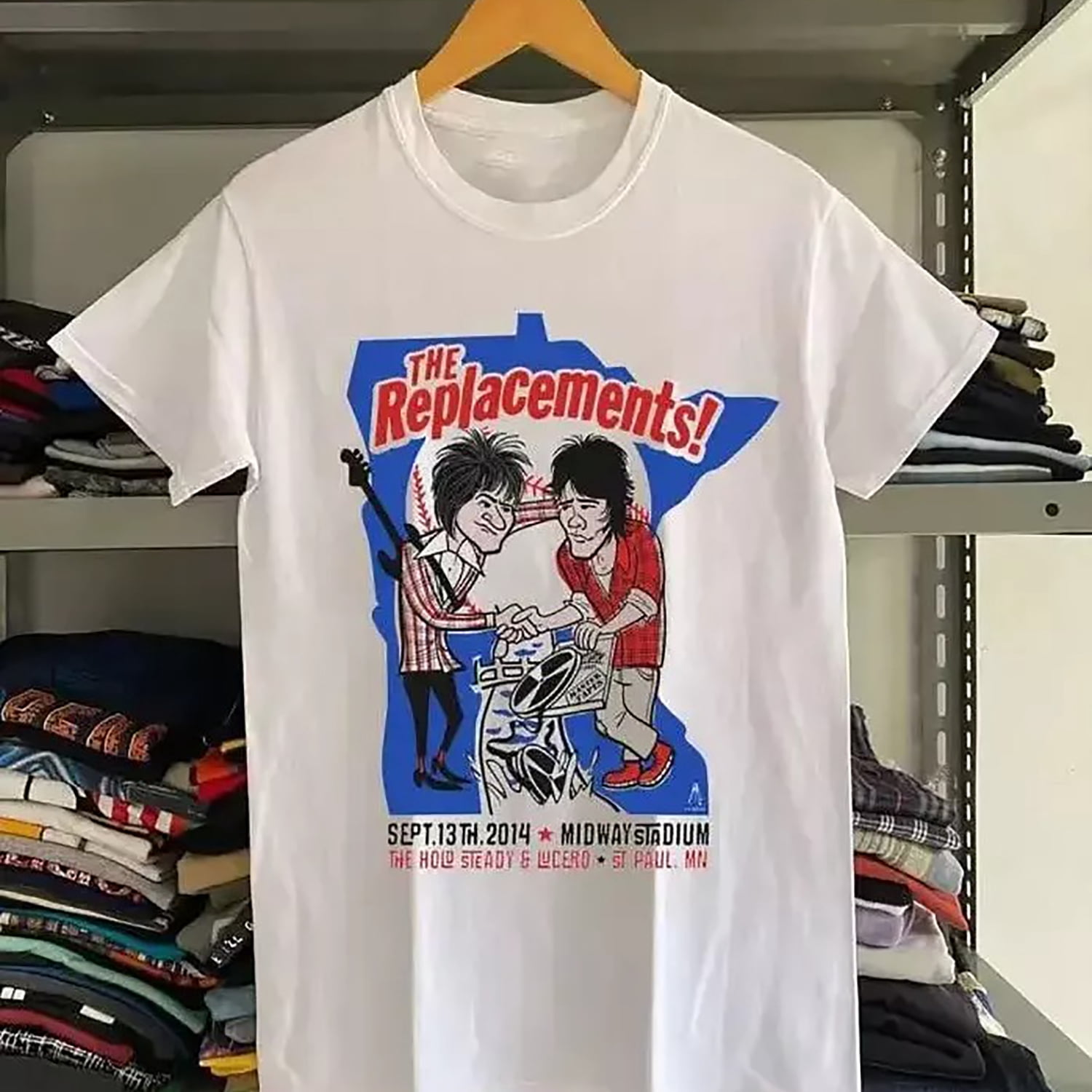 The Replacements Midway Stadium Concert Tour rock band 90s shirt