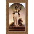thumbnail image 1 of The Republic 18x24 Gold Ornate Wood Framed Canvas Art by Gerome, Jean Leon, 1 of 2