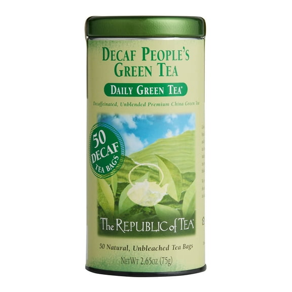 The Republic Of Tea Decaf The People's Green Tea 2.65 oz. Pack of 3