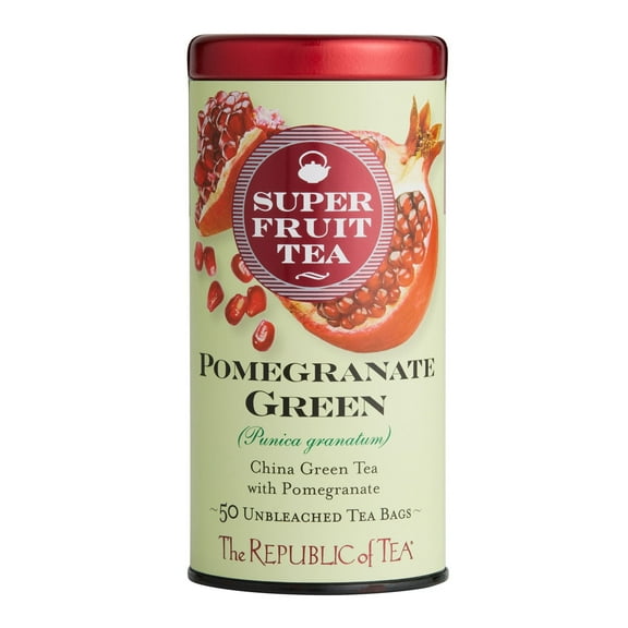 The Republic Of Tea Pomegranate Green Tea 2.65 oz. Pack of 3