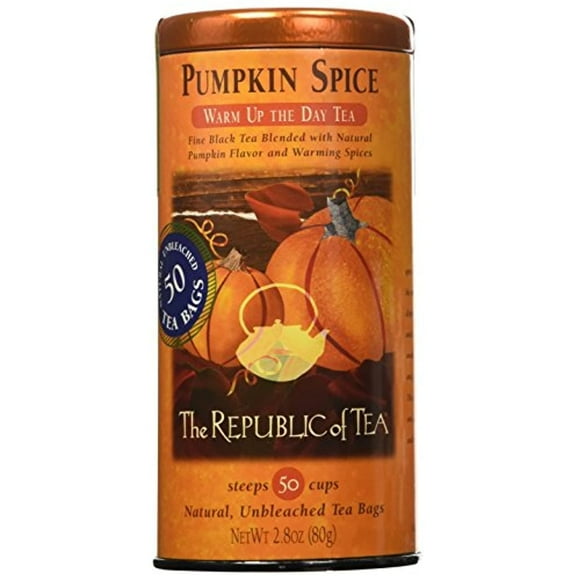 The Republic Of Tea Pumpkin Spice, 50 Tea Bags