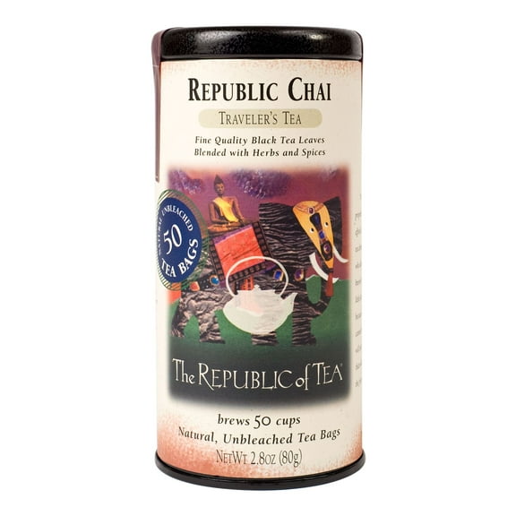 The Republic Of Tea Republic Chai Tea 2.8 oz. Pack of 3