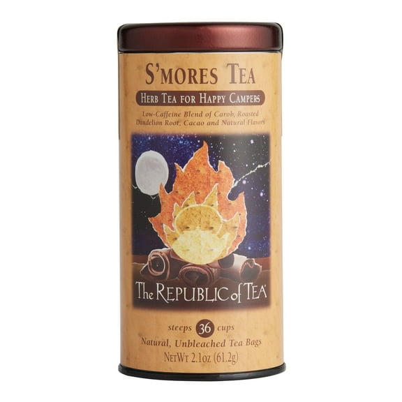The Republic Of Tea S'mores Tea 36 Count Total: 2.1 oz. Pack of 3