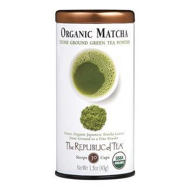 The Republic Of Tea U-Matcha Natural Tea, 1.5 Ounces / 20+ Cups, Matcha Tea Powder