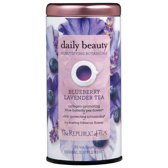 The Republic of Tea Beautifying BotanicalsBlueberry Lavender (Pack of 12)