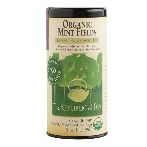 The Republic of Tea Mint Fields Tea 1.4 oz. Pack of 3