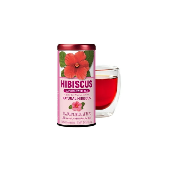 The Republic of Tea Natural Hibiscus Tea (Pack of 5)